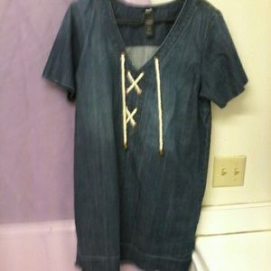 avon denim xxl dress